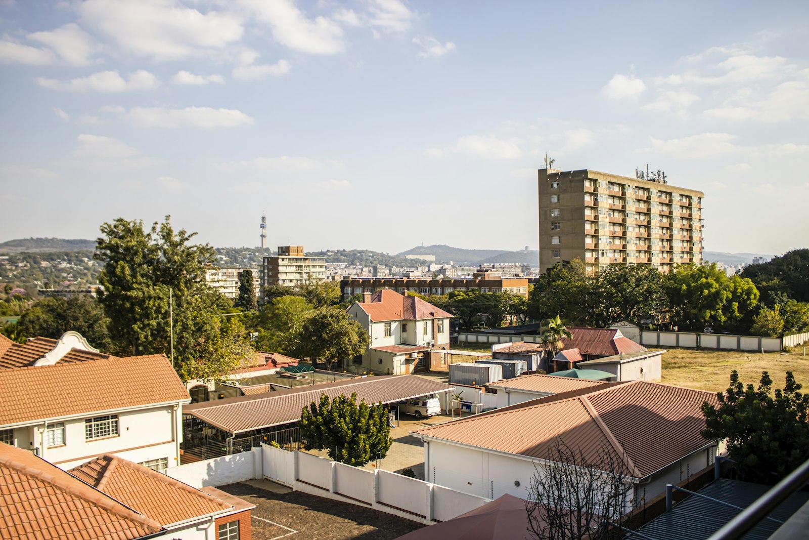 View over Pretoria suburbs